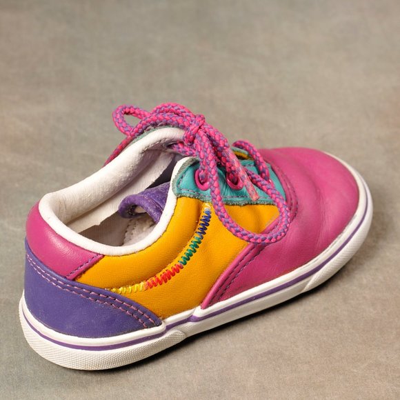 Stride Rite, Color Blocked, Leather Sneaker, Size 6M - Picture 6 of 9